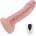 HISMITH HSA134 Curved Realistic Vibrating Dual-Density Silicone Dildo with Remote 22.5cm Skin