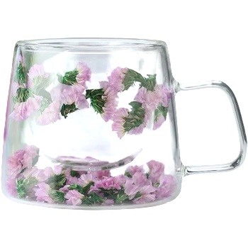 CupHup Стъклена термо чаша CupHup Blum с двойно дъно, Eternal Violet (Blum-01-10)