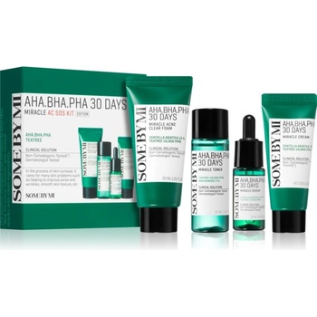 Some By Mi AHA∙BHA∙PHA 30 Days Miracle AC SOS Kit подаръчен комплект против акне