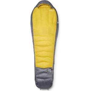 Rab Пухен спален чувал Rab Neutrino -12C / 10F Down sleeping bag - Graphene / Dark Pollen - размер Long (513-1931-0113) Спален чувал
