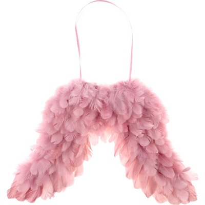 Autronic Andělská křídla z peří růžová AK1907-PINK