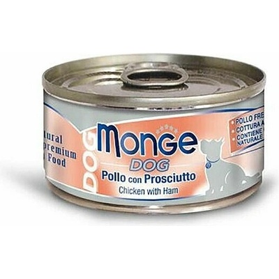Monge Adult Natural kuracie mäso so šunkou 95 g