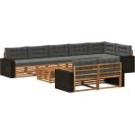 vidaXL Комплект дивани за открито 9 бр (3383545)