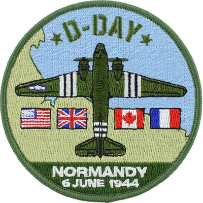 Nášivka textilná Fostex D-Day C-47 - farebná