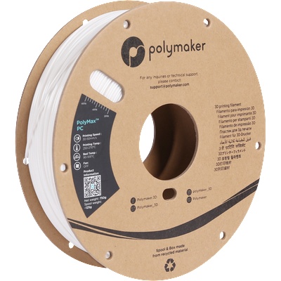 Polymaker Polymax PC Бял - 1, 75 mm / 750 g (70490)
