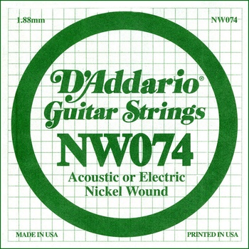D'Addario NW 074 Единична струна за китара (NW074)