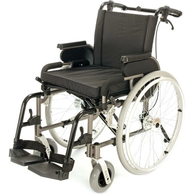 PRIMEO PLUS Invalidní vozík s brzdami pro doprovod šířka sedu 42 cm