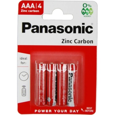 PANASONIC Red Zinc EU AAA 4ks R03RZ/4BP