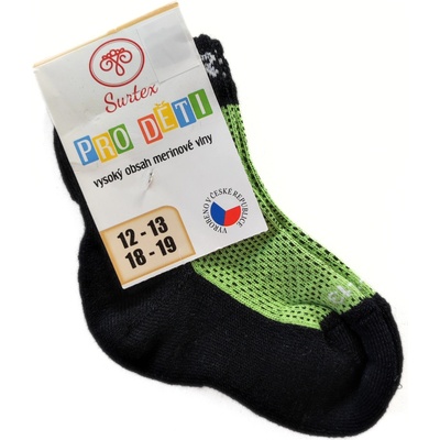 Surtex Ponožky Merino 80% Bledozelená