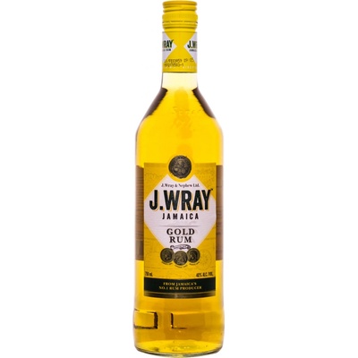 RON J.WRAY Gold 40% 0,7 l (holá láhev)