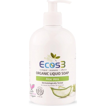 Ecos3 Aloe Vera organické tekuté mýdlo 500 ml