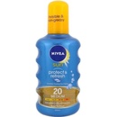 Přípravky na opalování Nivea Sun Protect & Bronze olej na opalování spray podporující zhnědnutí SPF20 200 ml