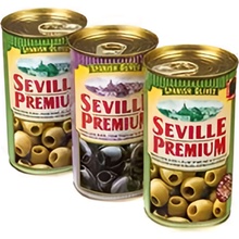 Seville Premium Olivy zelené černé mix 3 x 350 g