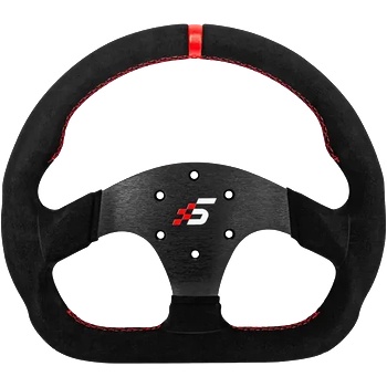 Simagic D-Shaped Steering wheel without HUB, 325mm, Suede. S404 (P-325D (SUEDE))