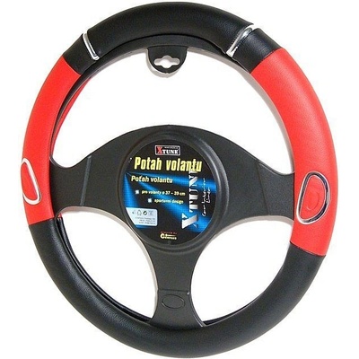 Compass Potah volantu RALLY červený