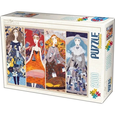 D-Toys Andrea Kürti Ročné obdobia 2000 dielov