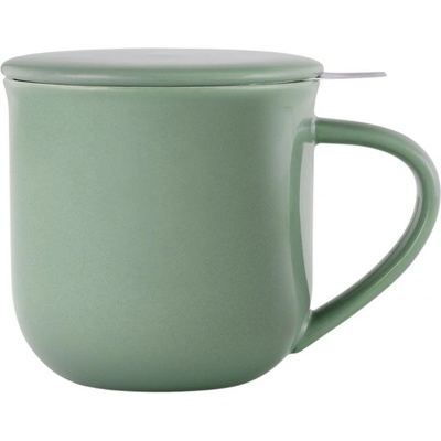 Viva Scandinavia Чаша за чай с цедка и капак Viva Scandinavia MINIMA EVA V81446, 380 мл, Порцелан, Зелен (V81446)
