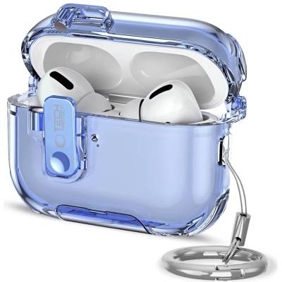 Tech-protect bounce pro ПРОТЕКТОРЕН КАЛЪФ ЗА apple airpods pro 3, mist СИН