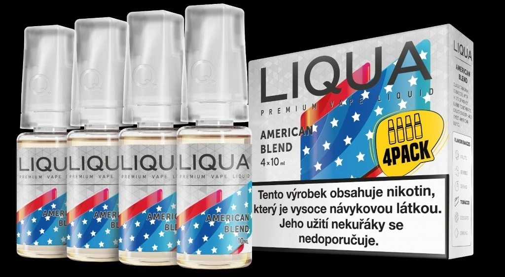 Ritchy Liqua Elements 4Pack American Blend 4 x 10 ml 12 mg