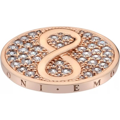 Hot Diamonds Přívěsek Emozioni Infinity Rose Gold Coin EC317