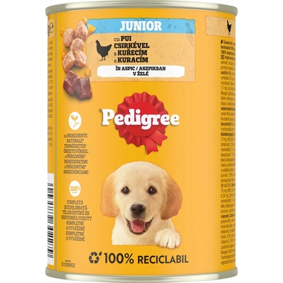 PEDIGREE Konzerva Junior s Kuracím 400 g