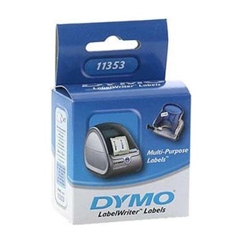 DYMO 11353, S0722530, 13мм x 25мм, бели мултифункционални хартиени етикети (11353)