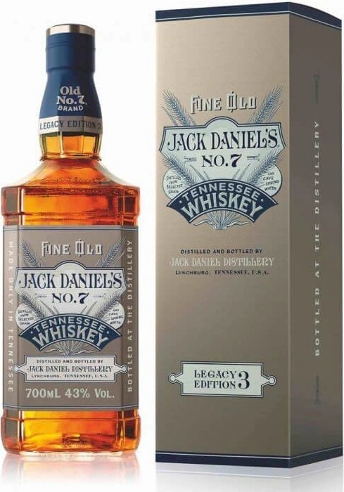 Jack Daniel's Old No.7 Legacy Edition 3 43% 0,7 l (kartón) od 24