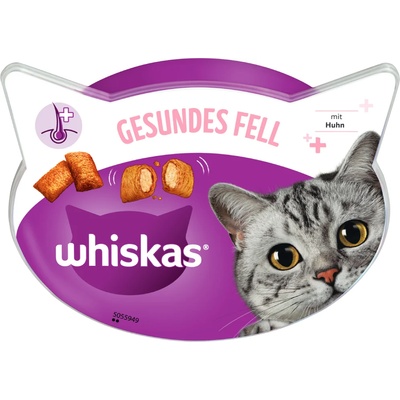 Whiskas 2 + 1 подарък! 3 x Whiskas лакомства - Healthy Coat (3 х 50 г)
