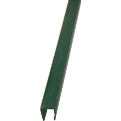 Krycí profil pre plastovú rohož zelený, šírka 150 cm
