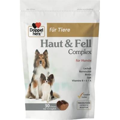 Doppelherz Haut & Fell Комплекс за кожа и козина за кучета, 30 хапки (9891)