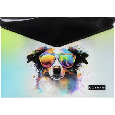 Obálka s drukem A4 s tiskem crazy animals Pes 314771