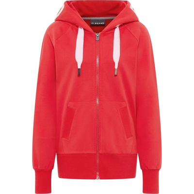 ELBSAND Дамски суичър ELBSAND Women's Kelda Hood-Jacket Training jacket - Barberry - размер XXL (103-2202-0816)