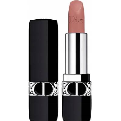 Dior béžová rtěnka 505 grand bal matná s bambuckým máslem a olejem z granátového jablka 3,5 ml