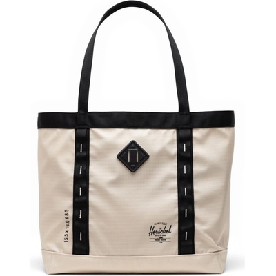 Herschel Чанта за рамо Herschel All Season Gear Tote 33 Shoulder bag - Moonbeam / Black - размер 33 l (510-6420-0311)