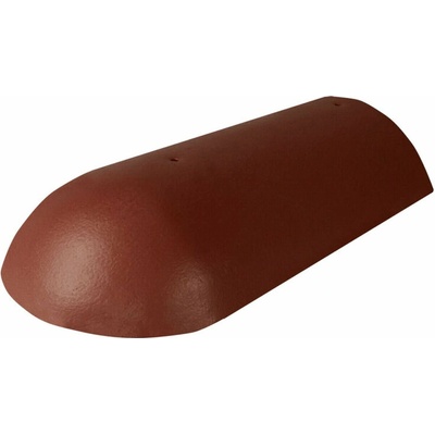 BMI Bramac Protector Plus Hřebenáč koncový set s vrutem červenohnědá