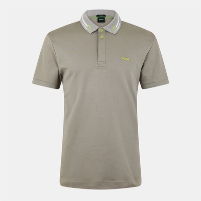 Boss Блуза с яка Boss Men's Paddy Short-Sleeve Polo Shirt - Light Green