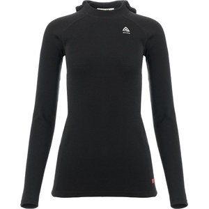 Aclima Дамски вълнен пуловер Aclima Women's Warmwool Hoodsweater V2 Merino hoodie - Jet Black - размер XL (105-4666-0115)