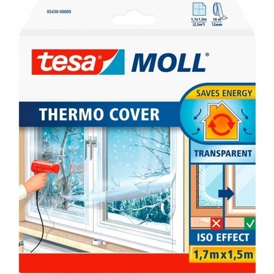 tesamoll Izolačná fólia do okien Thermo Cover 1,7 m transparentná