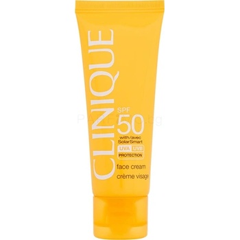 Clinique Face Cream SPF50 With Solar Smart крем за лице с високо ниво на защита унисекс 50 мл