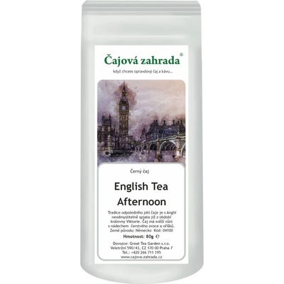 Čajová zahrada English Afternoon Tea černý čaj černý čaj 500 g