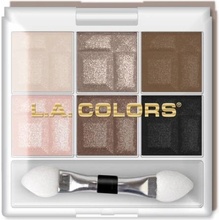 L.A. Colors Paletka Očních Stínů 6 Color CES464 In the Nude 4 g