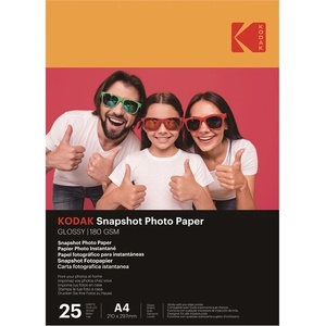 Kodak Snapshot фотохартия, гланцова, A4, 21x29, 7cm, 180g, 25бр KO-3510812 (KO-3510812)