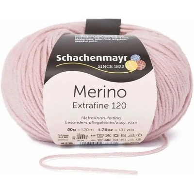 Schachenmayr Merino extrafine 120 Starorůžová 10134
