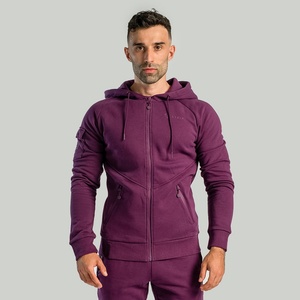 GymBeam STRIX Суичър Nova Zip Up Plum XL