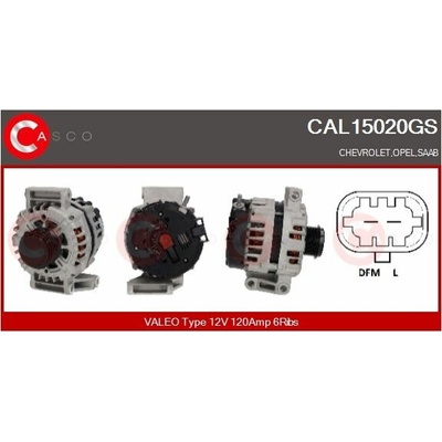 ALTERNATOR 12V 120A Z KOLEM AFP OE VALEO