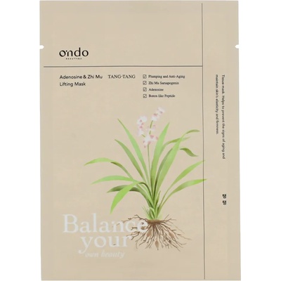 Ondo Beauty 36.5 TANG-TANG Adenosine & Zhi Mu Lifting Mask 25 g