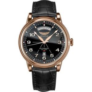 Aviator Мъжки часовник Aviator Douglas Day-Date V. 3.44. 2.398. 4 (V.3.44.2.398.4) Часовници