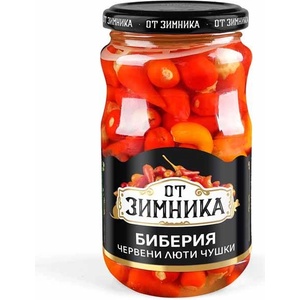 ОТ ЗИМНИКА БИБЕРИЯ ЧЕРВЕНИ ЛЮТИ ЧУШКИ 340гр