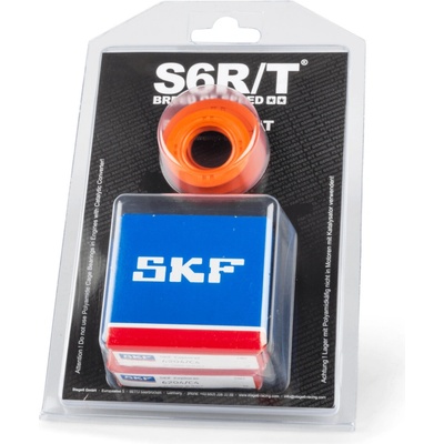 Sada ložisek a gufer klikového hřídele Stage6 R/T C4 kovová klec MBK Booster - Minarelli AC / LC – Zboží Mobilmania