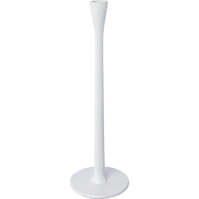 GASPER Kovový svícen 25 cm bílý
